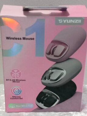 YUNZII C1 Wireless Mouse Black